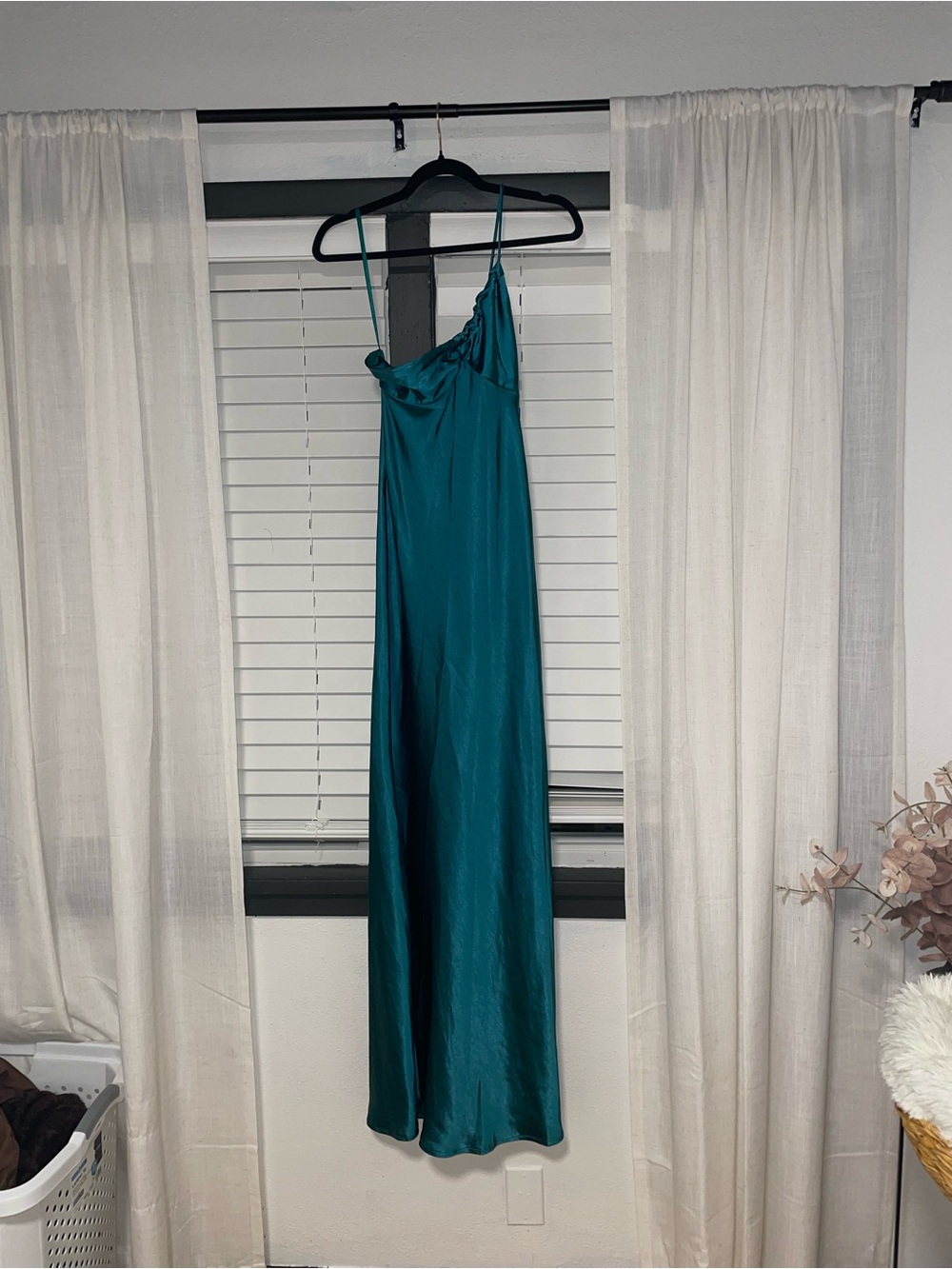 Selfie Leslie One Strap Satin Gown - Picture 3 of 3
